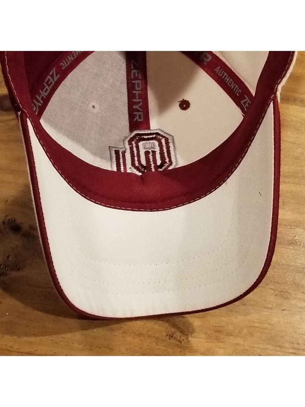 Vintage Oklahoma Sooners OU Hat Size 7 1/8 Fitted Zephyr Y2K Wool Blend - Picture 6 of 9